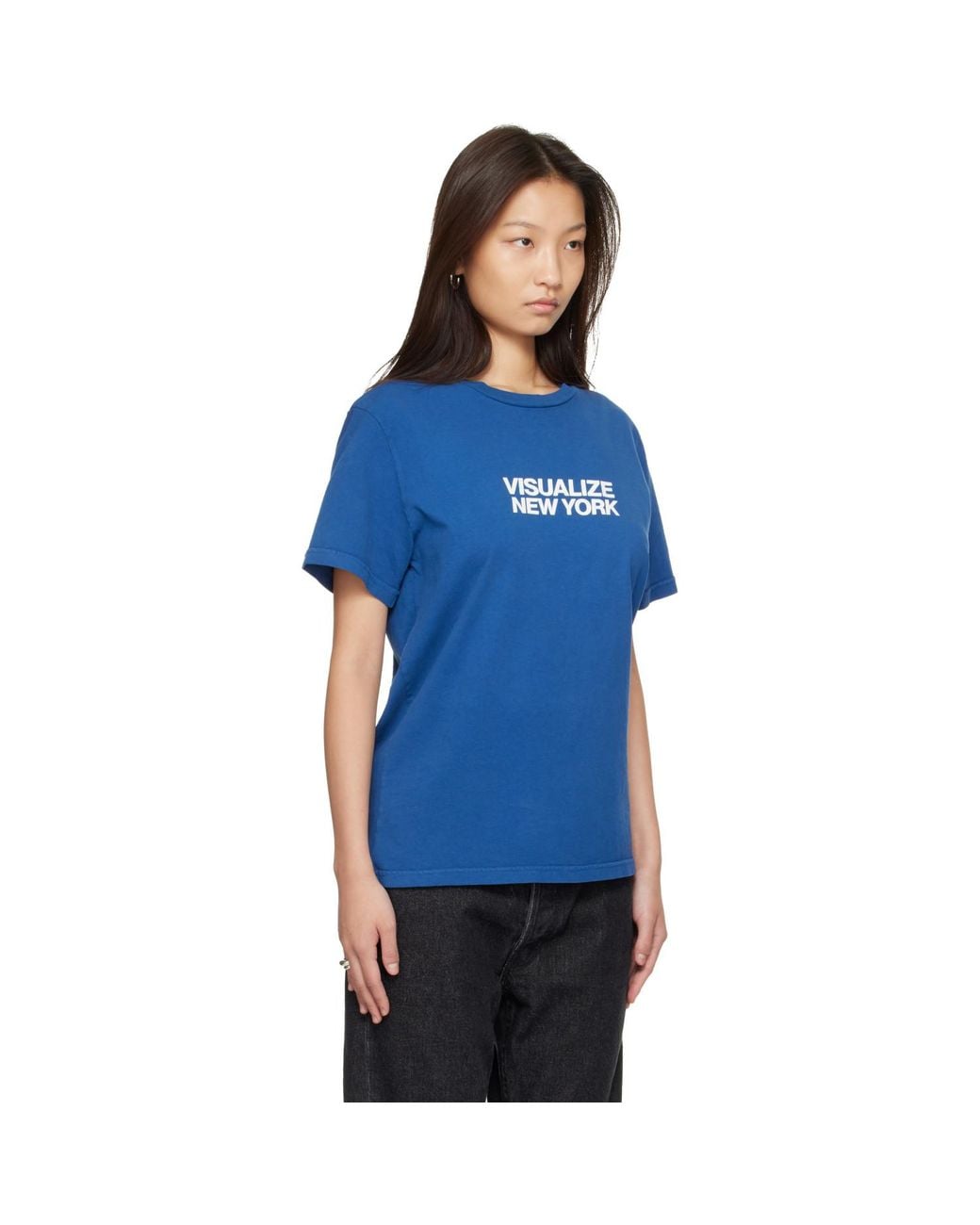 Hanover Blue 'visualize New York' Staple T-shirt