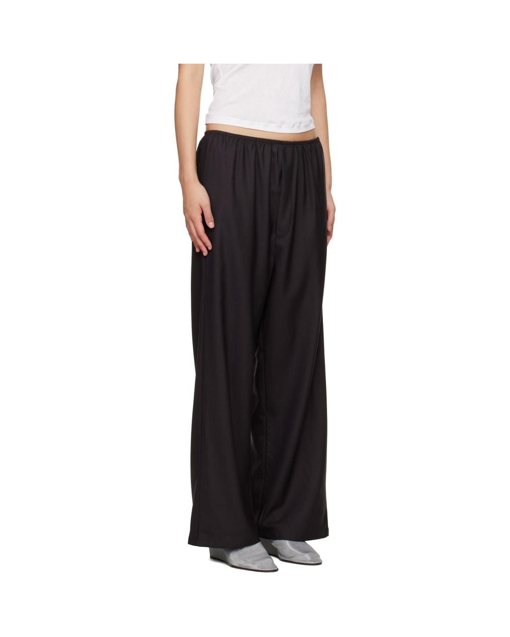 Baserange Black Stoa Lounge Pants