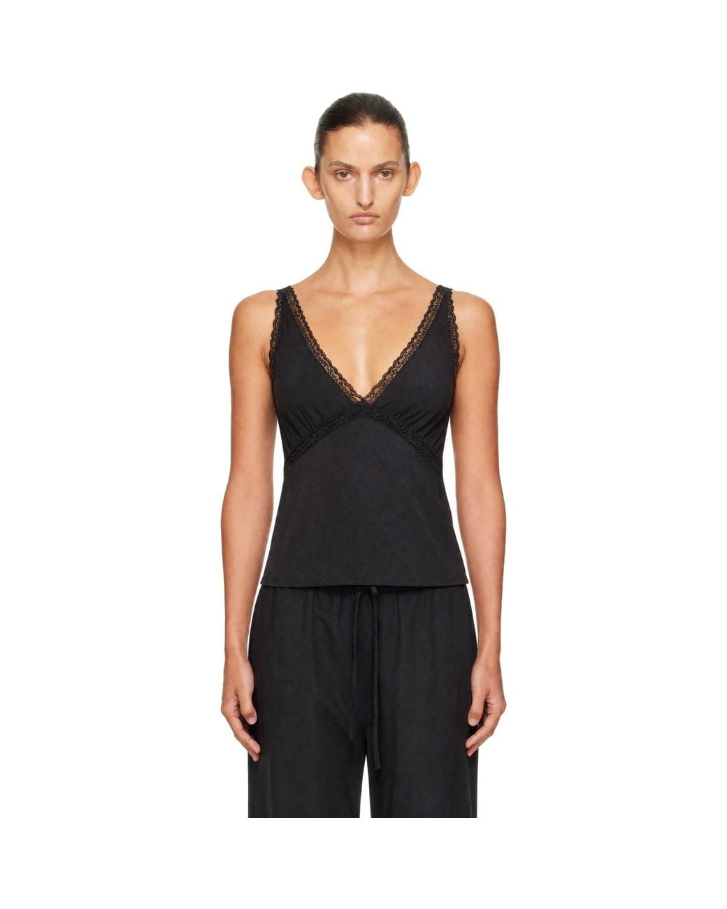 Cou Cou Black 'The Iris' Tank Top