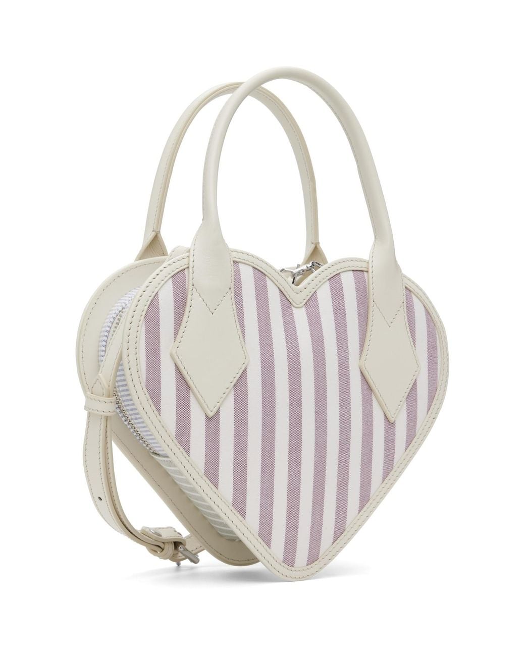 Vivienne Westwood Multicolor Off- & Josephine Heart Crossbody Bag