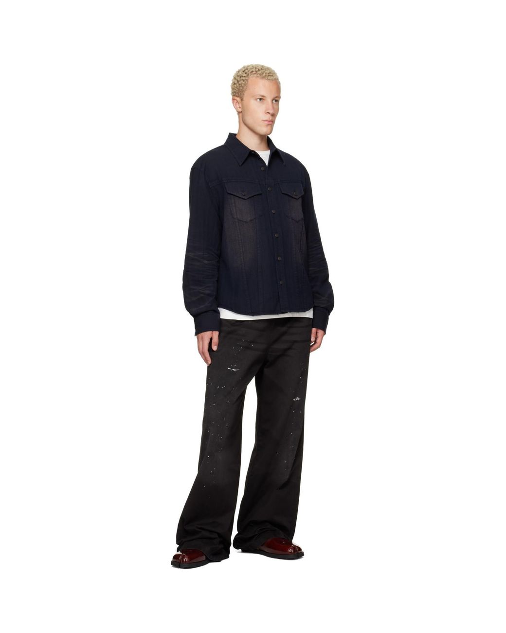 MMIC Blue Ridge Herringbone Shirt for men