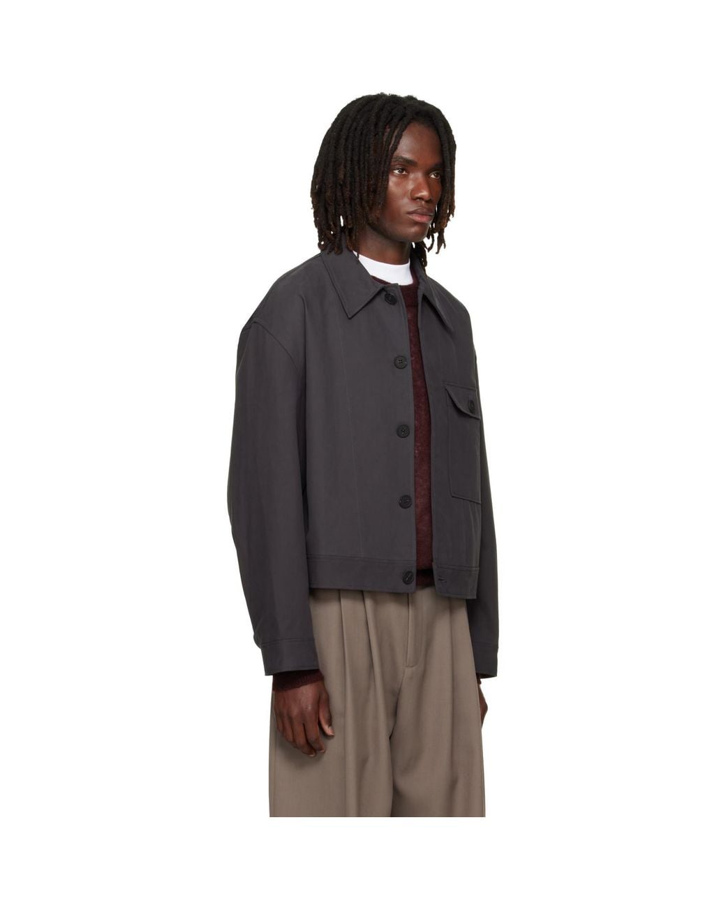 Studio Nicholson Black Drey Jacket for men