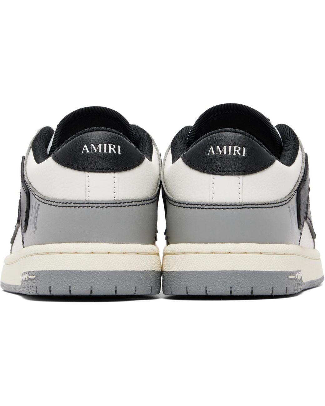 Amiri Black Varsity Skel-Top Low Sneakers for men