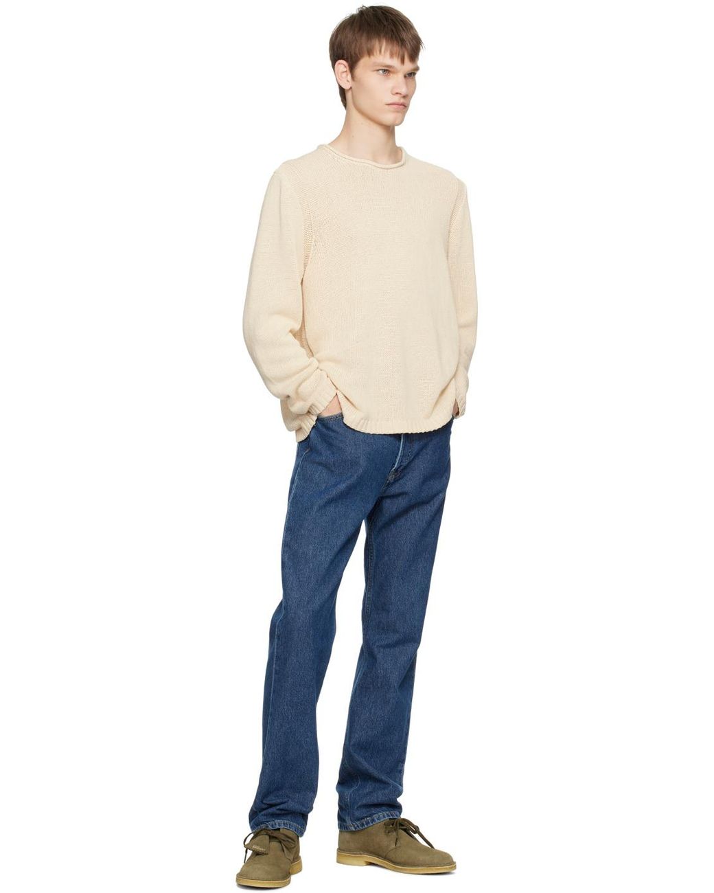 Clarks Khaki Suede Desert Boots in Black for Men | Lyst display picture 1