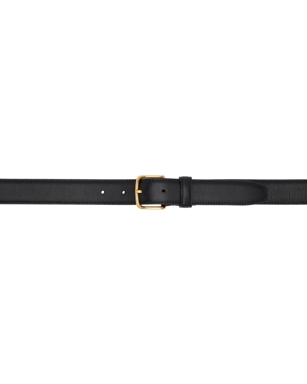 The Row Black Classic Belt
