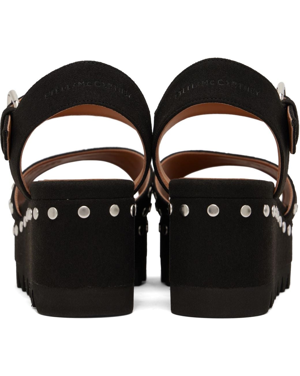 Stella McCartney Black Elyse Heeled Sandals