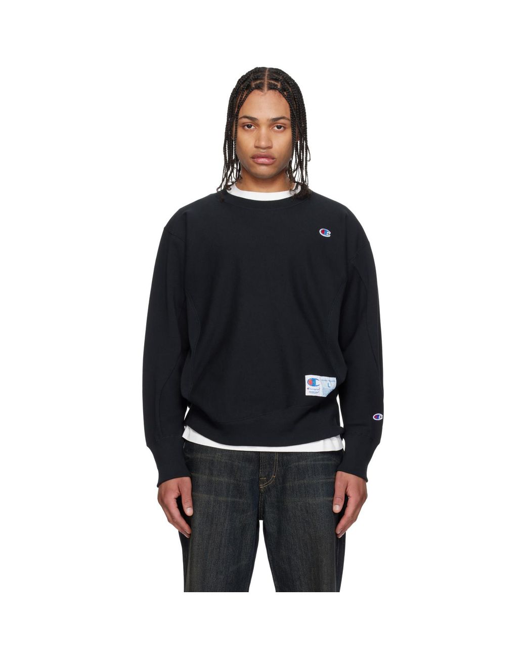 Undercover Black Champion Edition Uc1f4801 Sweatshirt for men