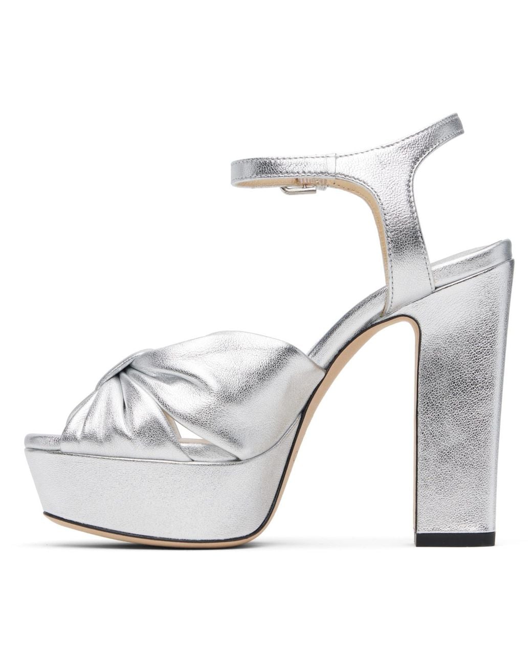 Jimmy Choo Black Heloise 120 Heeled Sandals