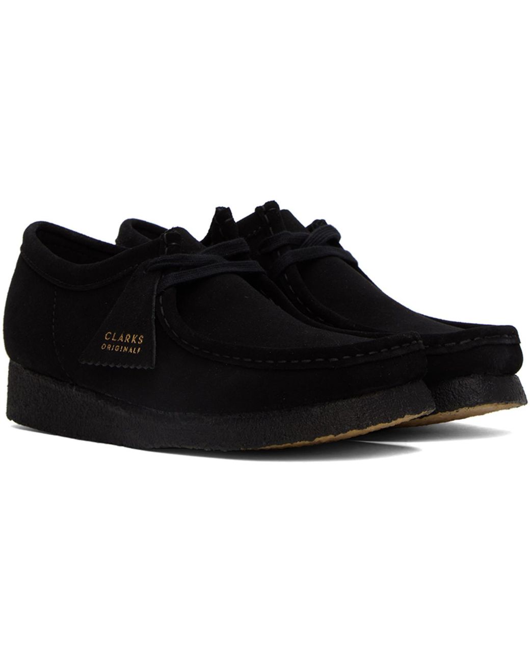 Clarks Black Wallabee Derbys for men