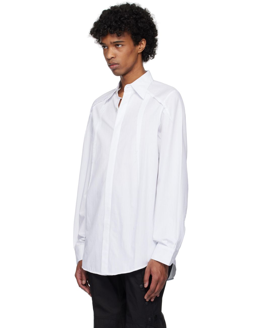 Kiko Kostadinov Zafar Shirt in White for Men | Lyst Kiko Kostadinov Zafar Shirt in White for Men | Lyst