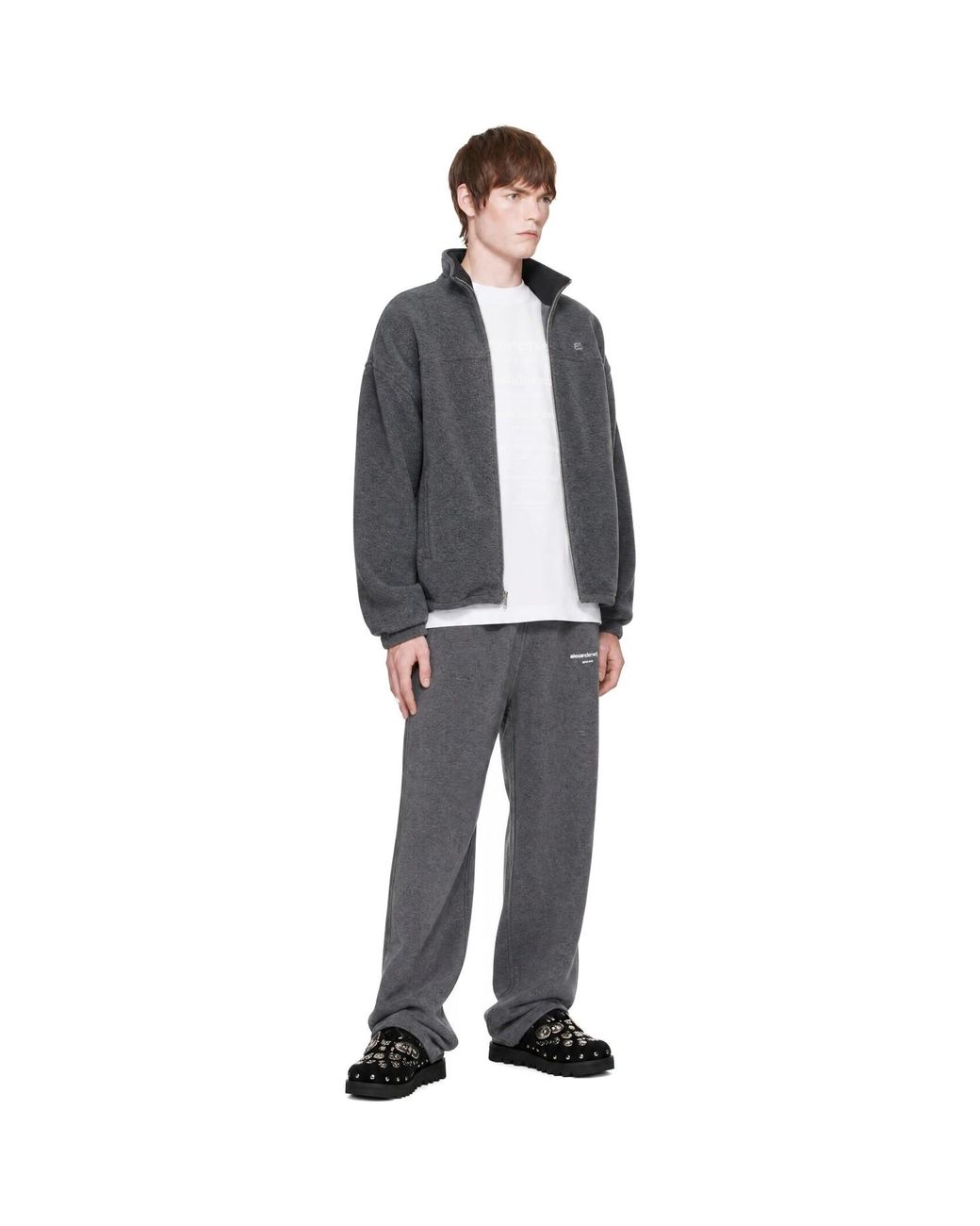 Alexander Wang Blue Reversible Funnel Track Jacket for men
