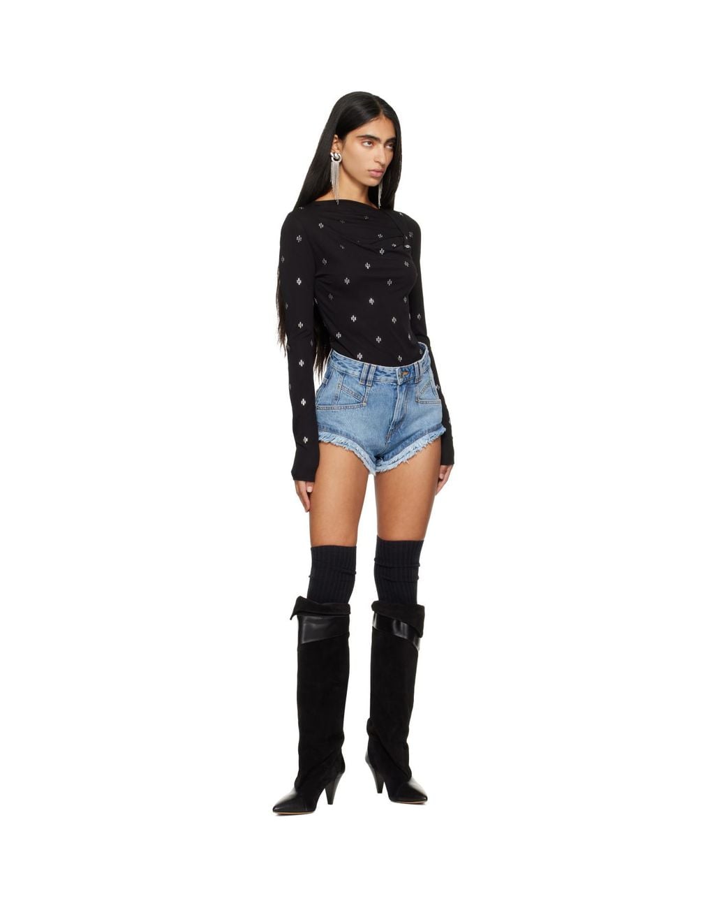 Isabel Marant Black Myza Blouse