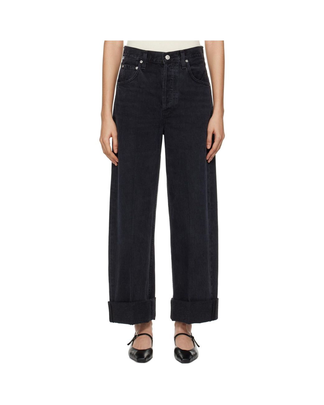 Citizens of Humanity Blue Ayla Baggy Jeans
