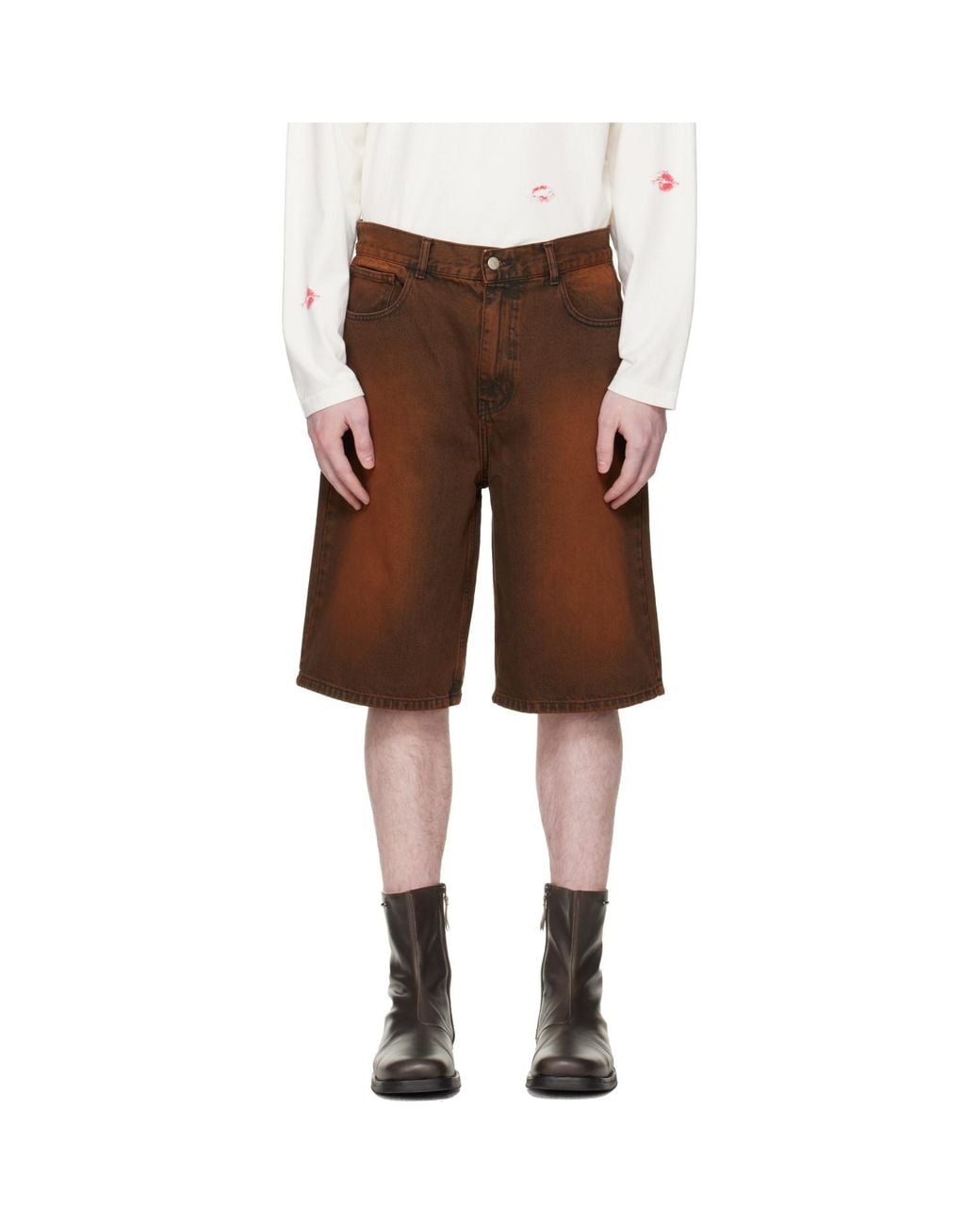 Carne Bollente Black 'Summer Fantasies' Denim Shorts for men