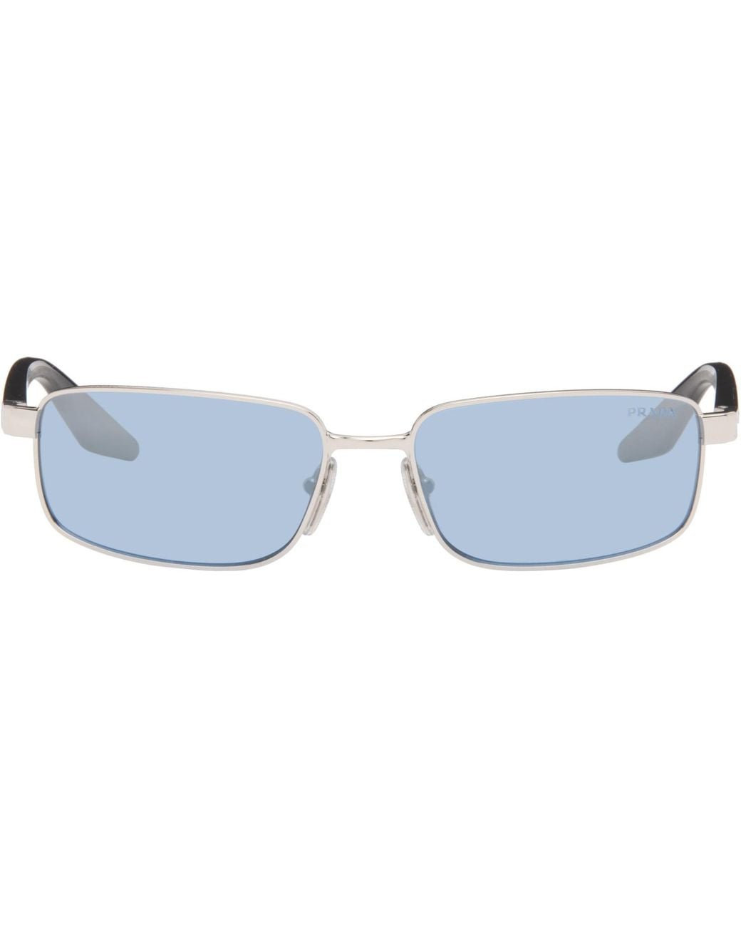 Prada Blue Linea Rossa Sunglasses for men