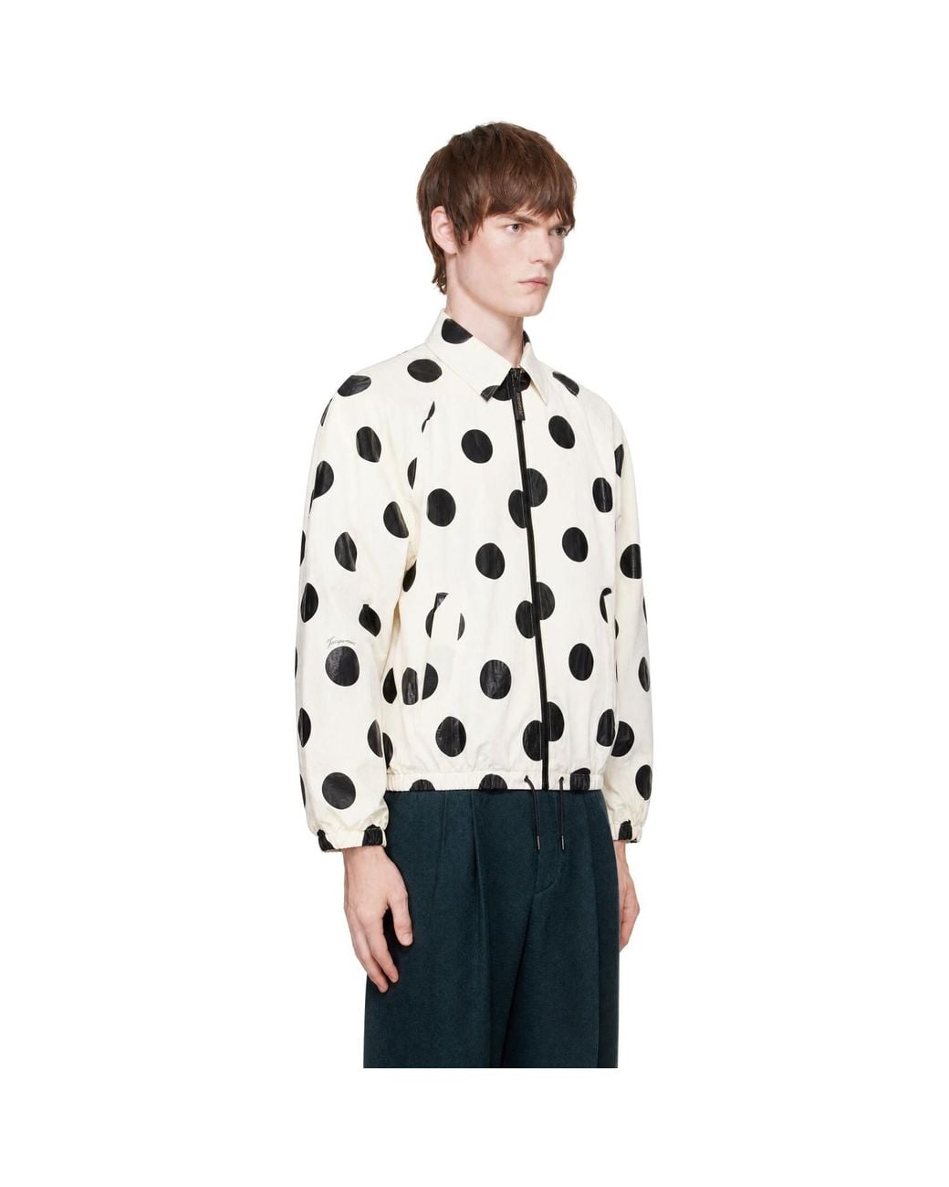 Jacquemus Black Off- 'The Windbreaker' Jacket for men