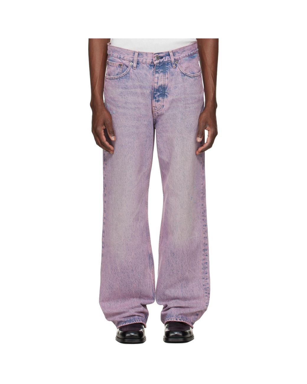 sunflower Purple Relaxed Boot Jeans for men