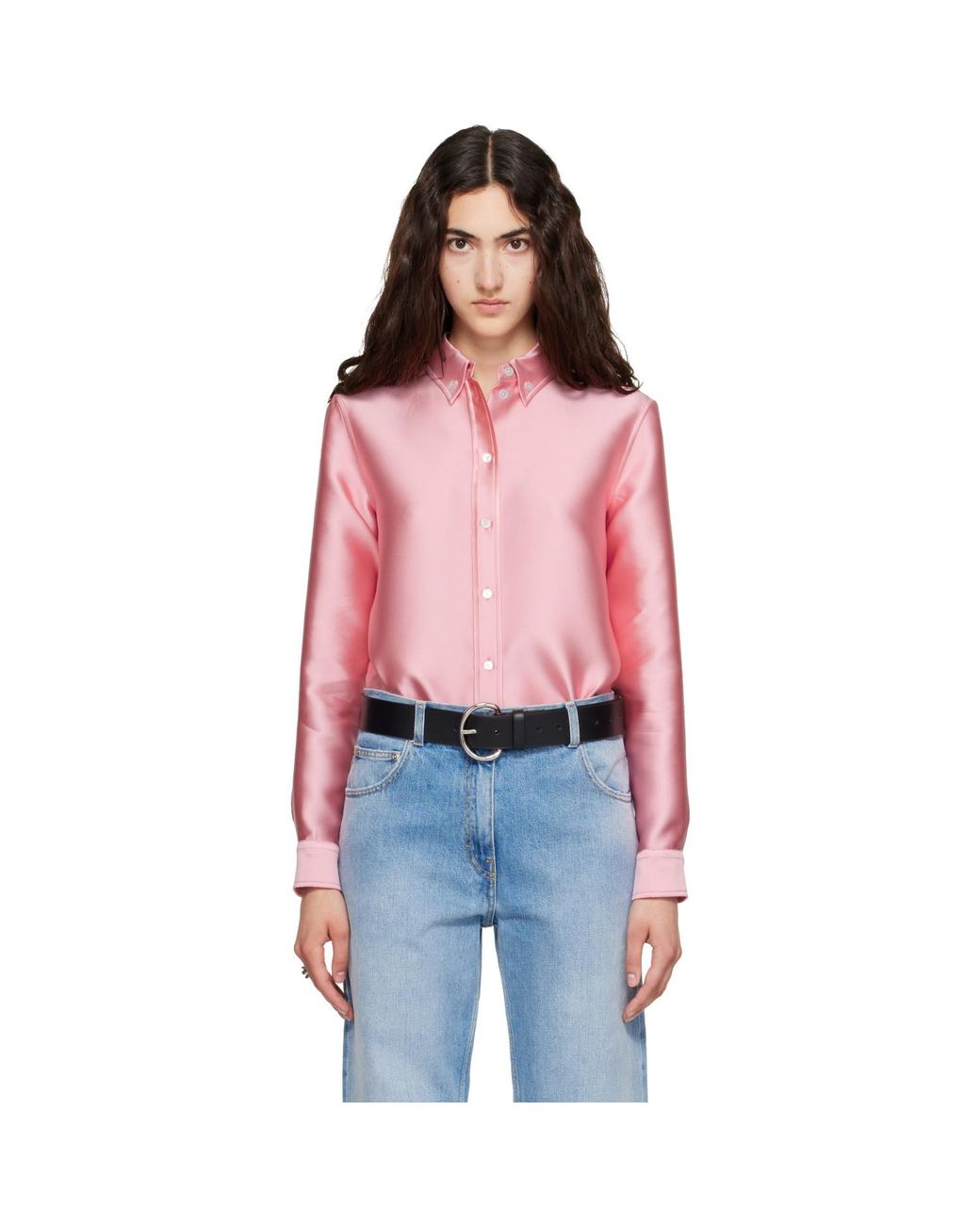 Calvin Klein Red Sophie Button-Down Shirt