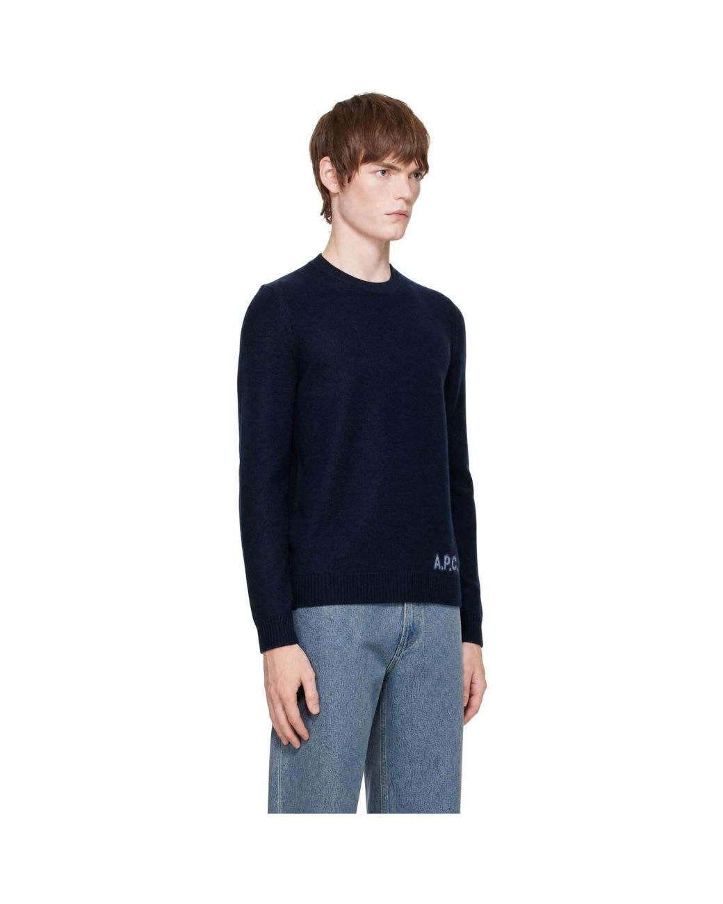 A.P.C. Blue Edward Sweater for men