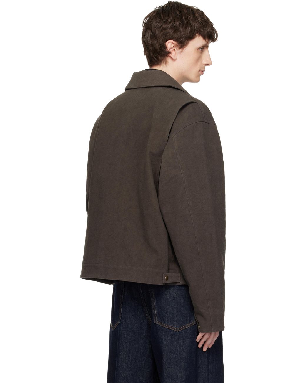 Seventh Black Worker Jacket for men