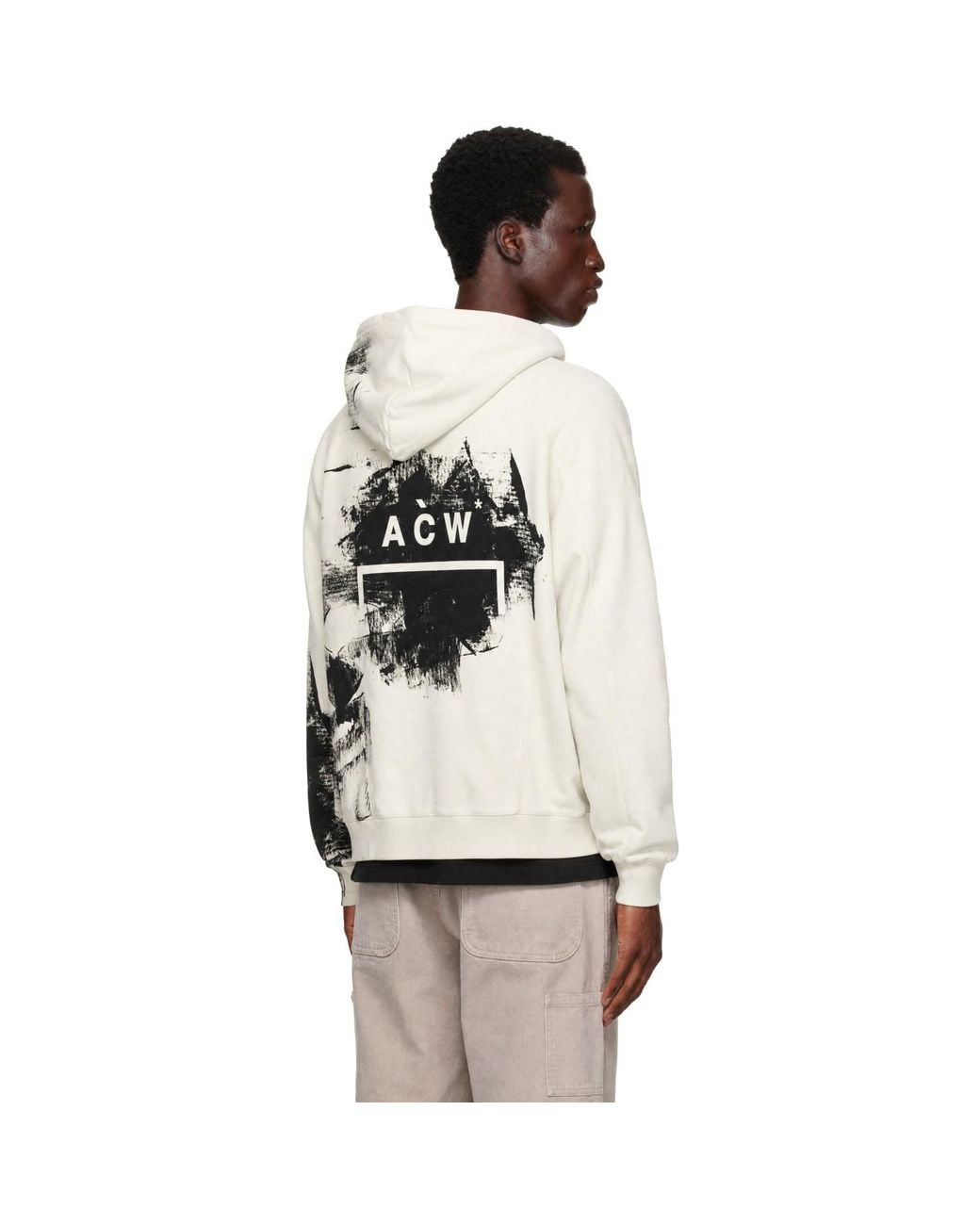 A_COLD_WALL* Natural Brushstroke Hoodie for men