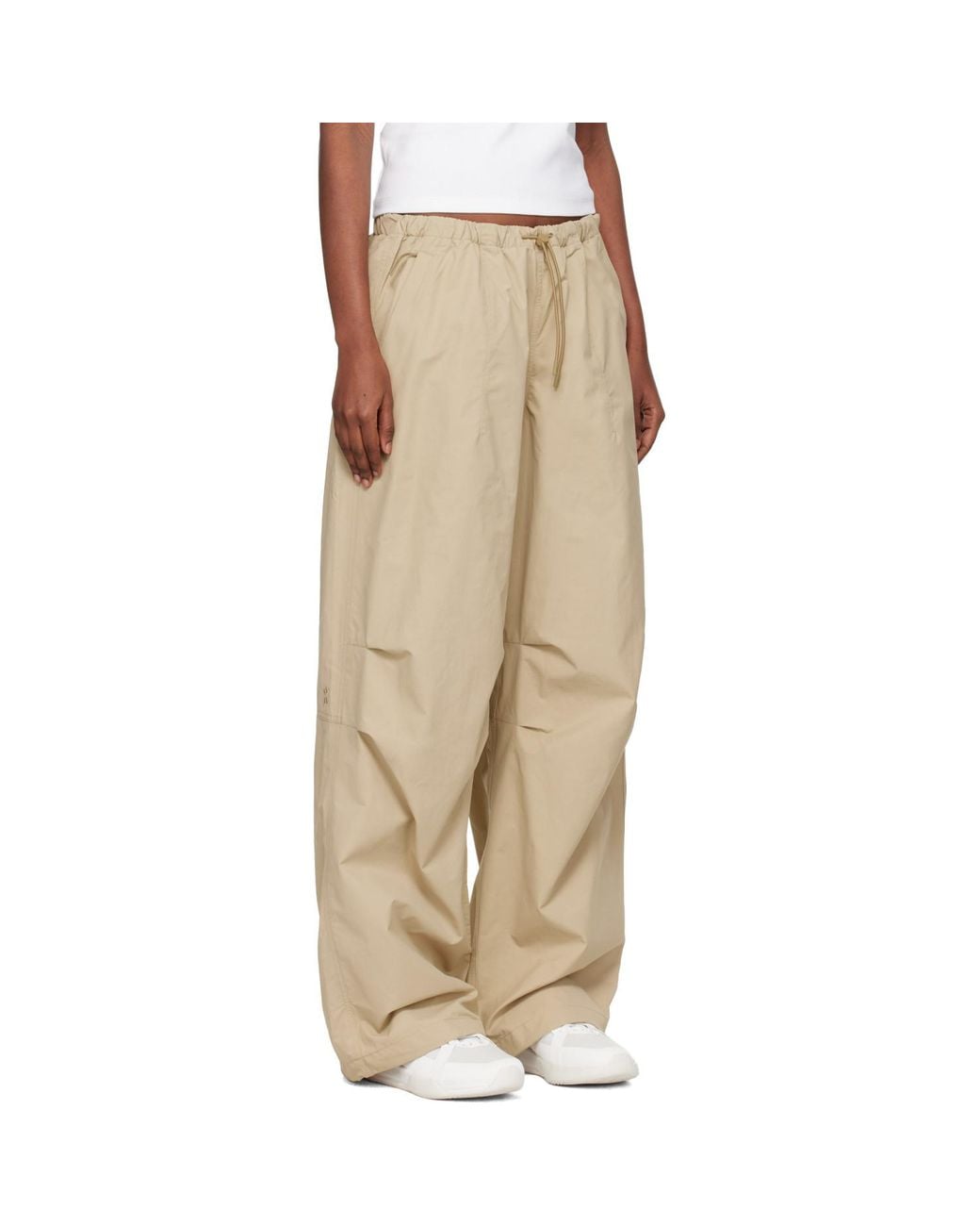 On Shoes Natural Parachute Lounge Pants
