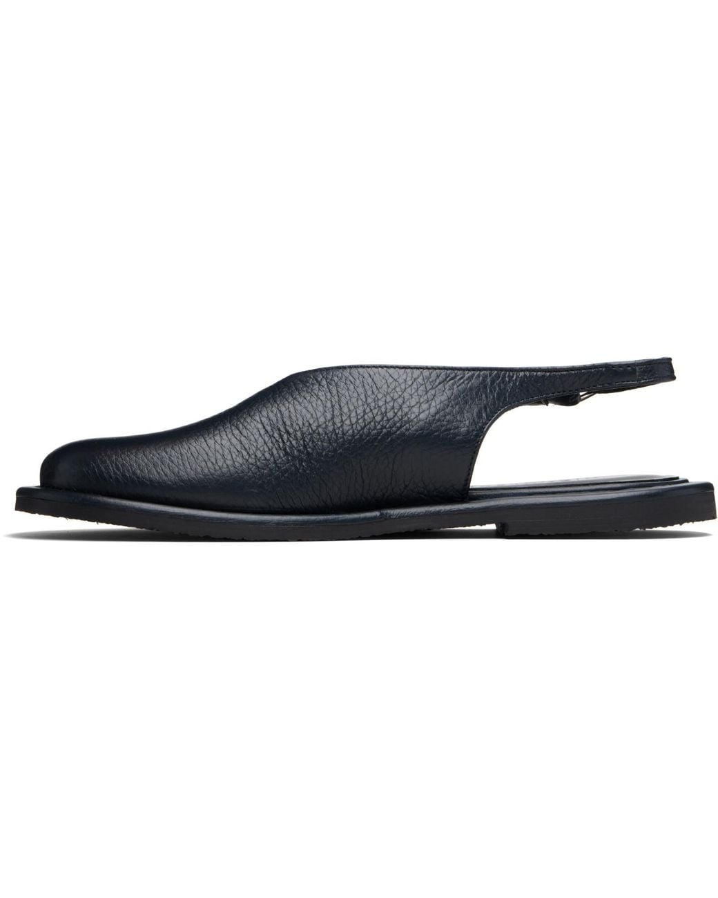 Studio Nicholson Black Paley Leather Loafers