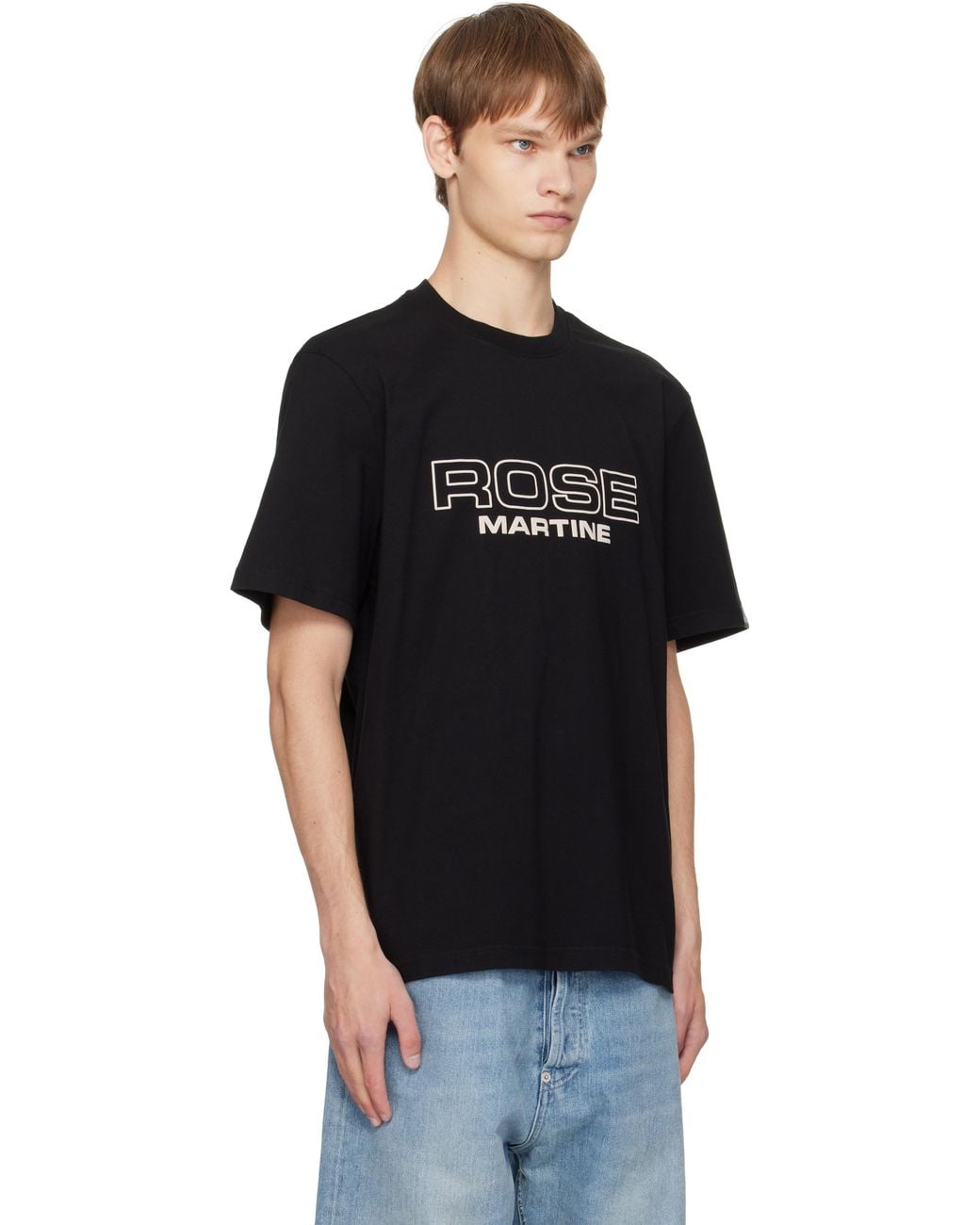 Martine Rose Black Classic T-Shirt for men