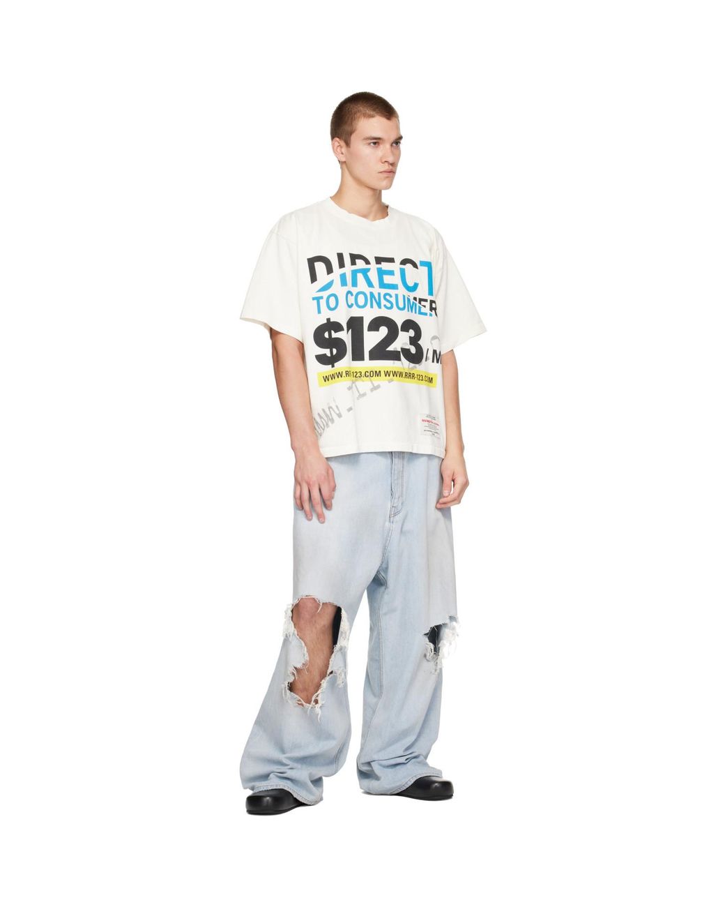 RIVINGTON roi Rebis White 'Direct To Consumer' Cva T-Shirt for men
