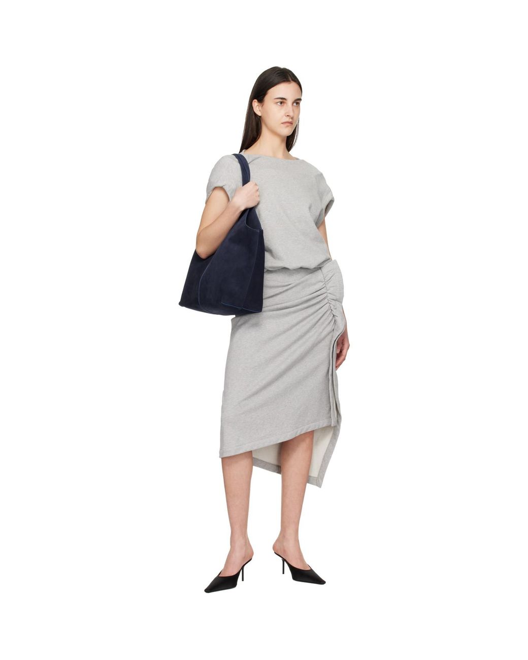 Aesther Ekme Blue Cabas Supple Xl Tote