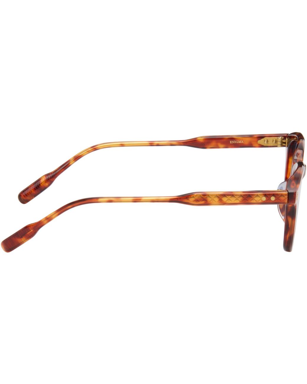 Lunetterie Generale Brown Enigma Sunglasses for men