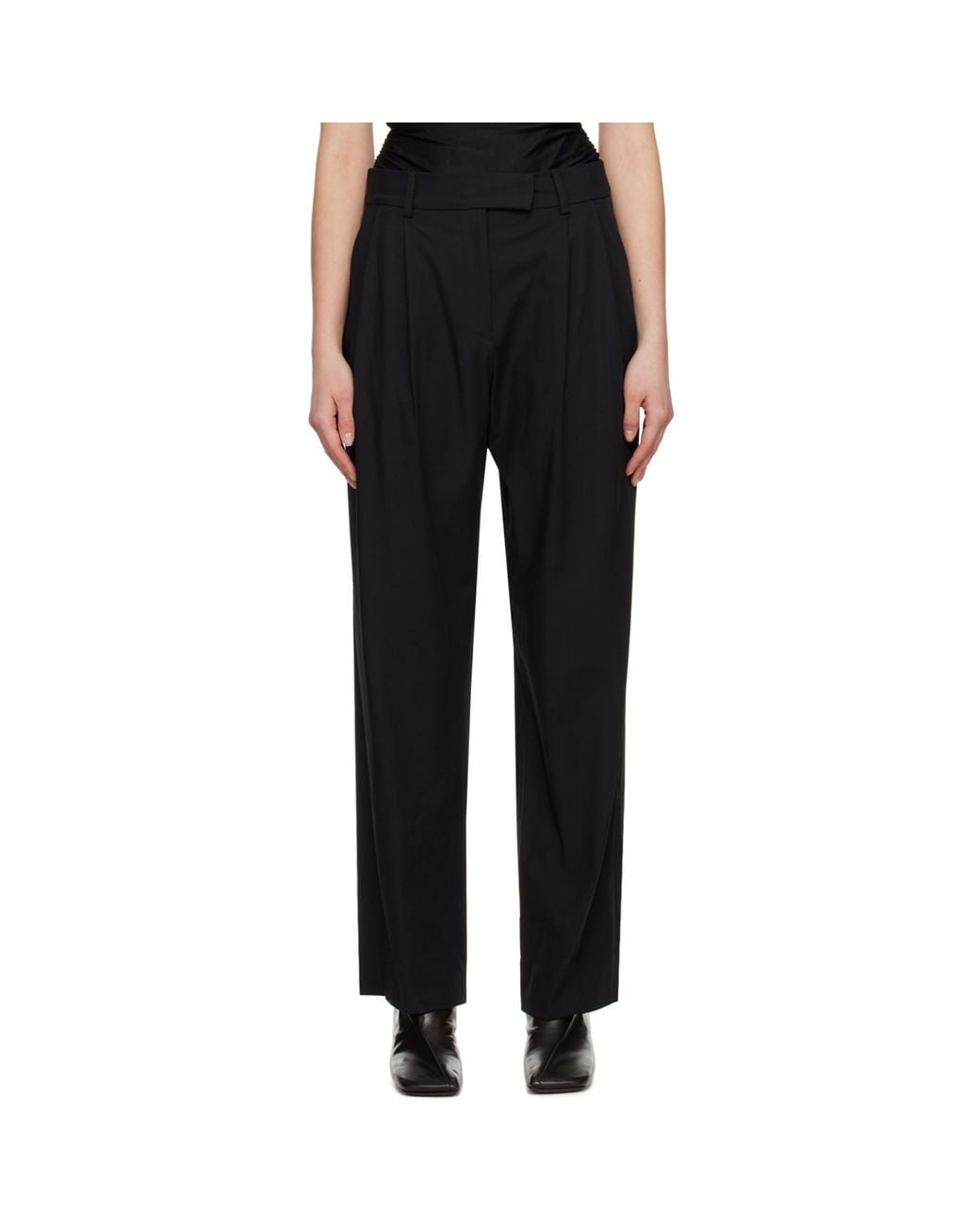 Esse Studios Black Tailored Trousers