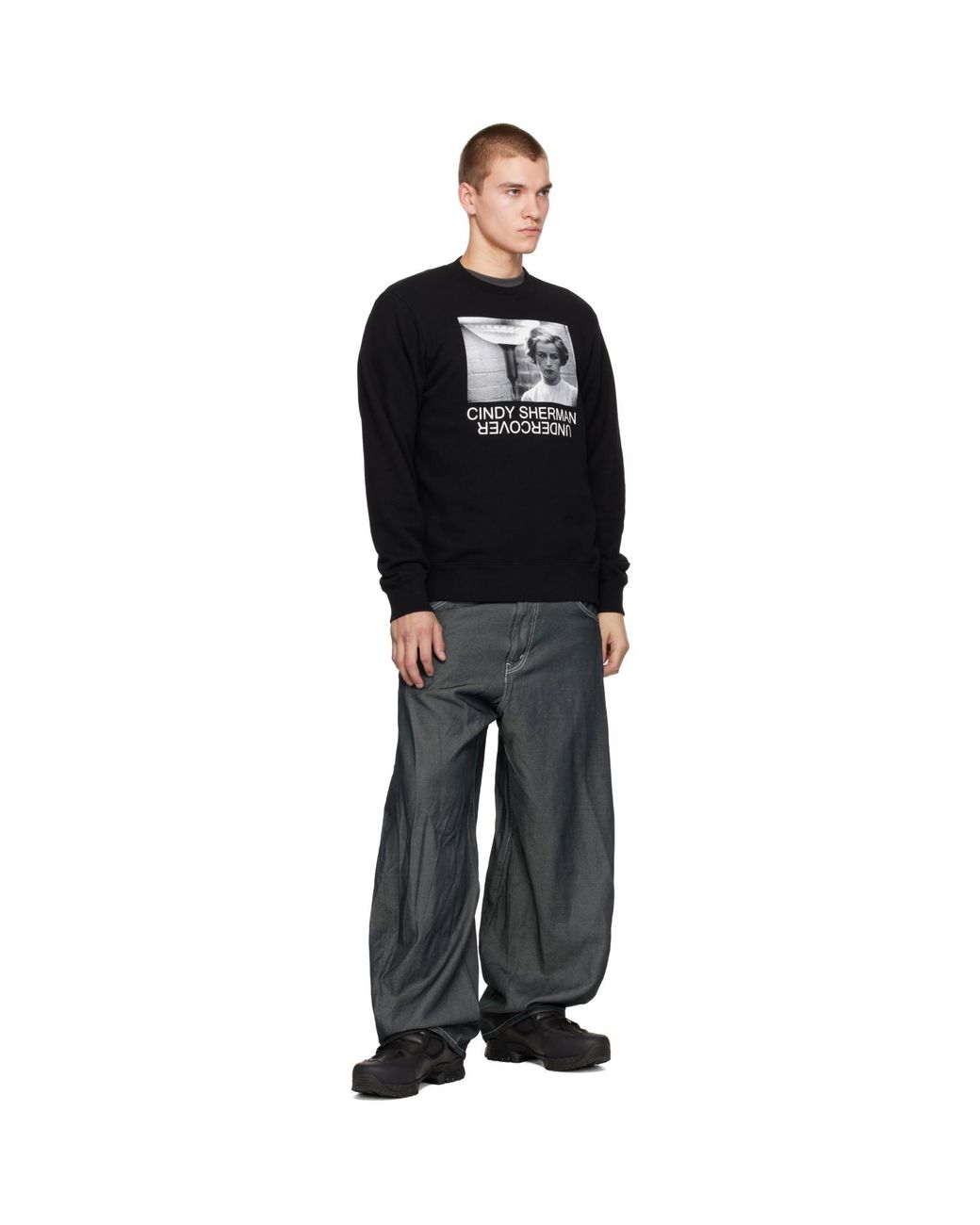 Undercover Black Cindy Sherman Sweatshirt for men