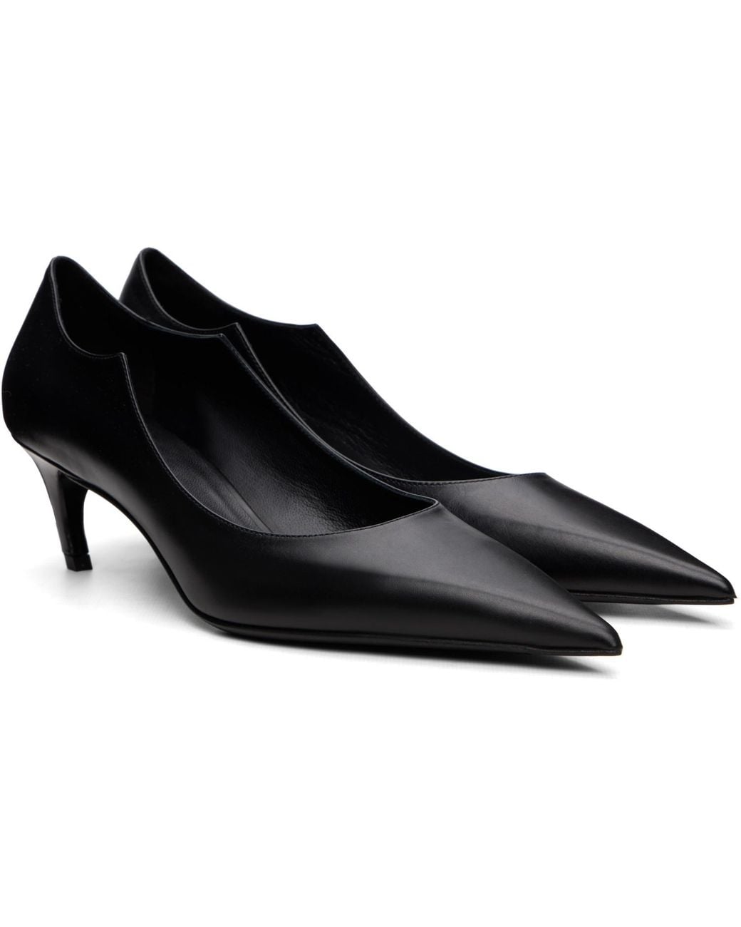 Khaite Black Valerie Low Heels
