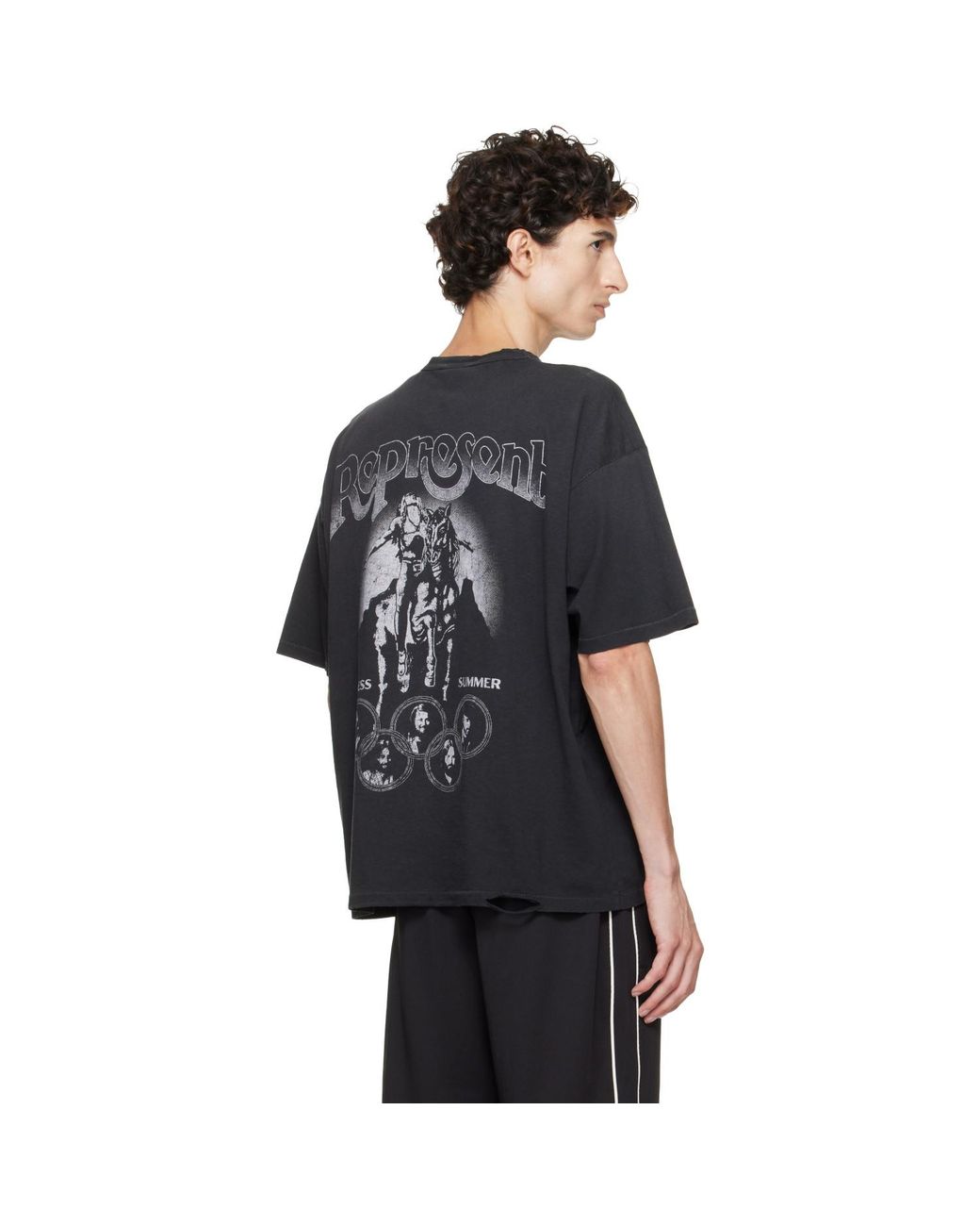 Represent Black Beach Boys T-Shirt for men