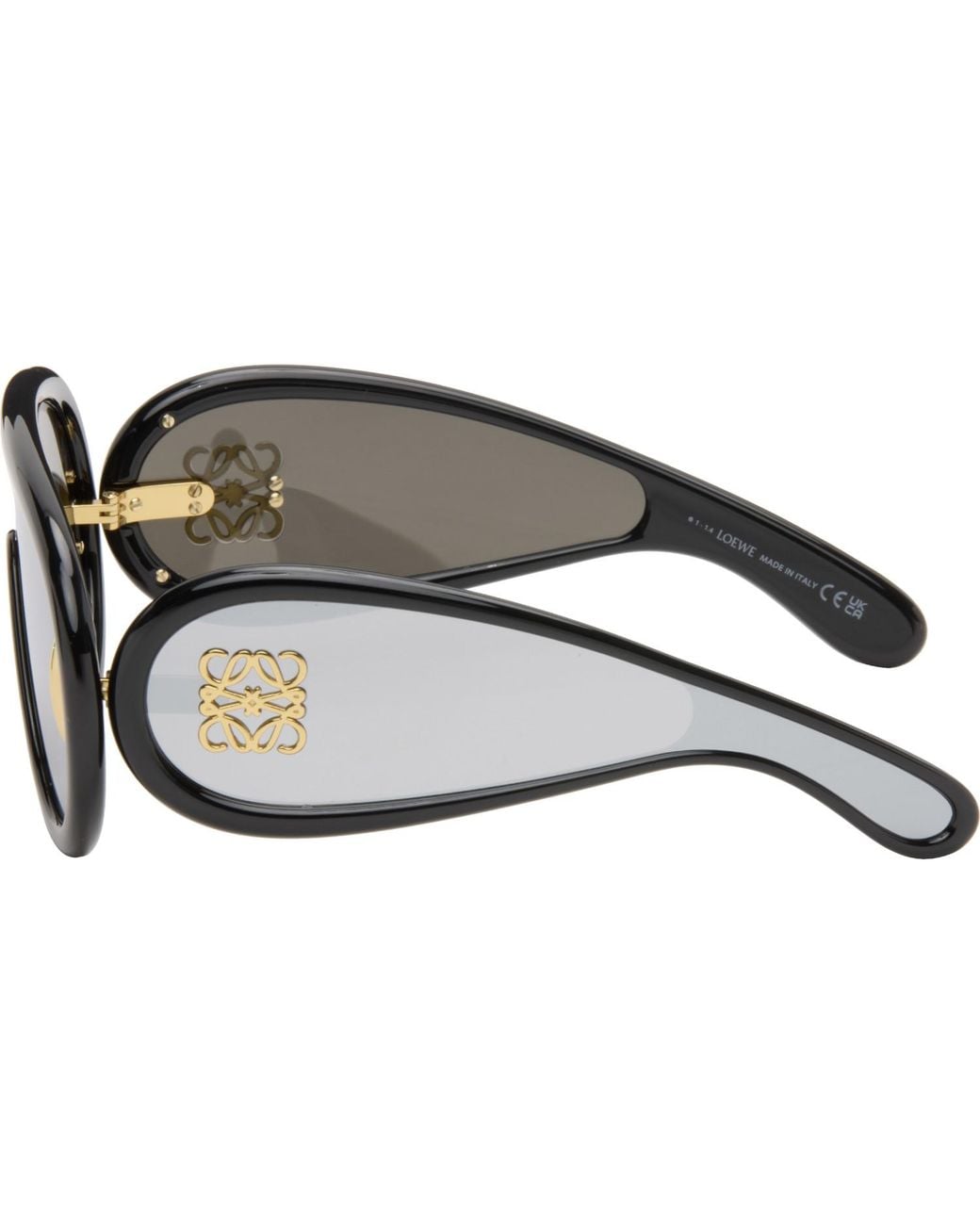 Loewe Gray Wave Mask Sunglasses