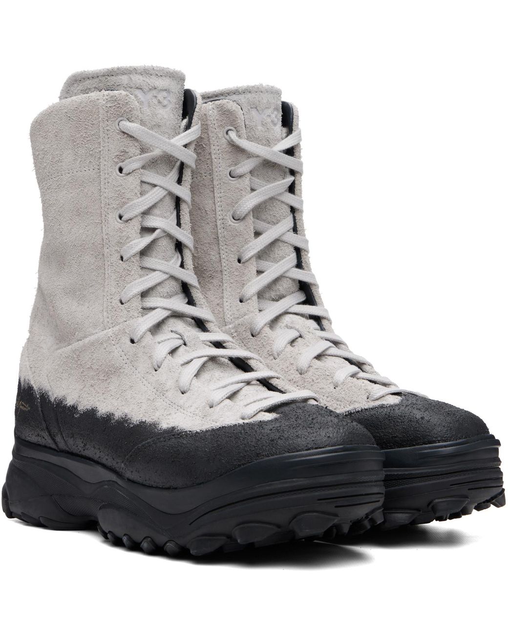 Y-3 Gray Gsg9 Boots