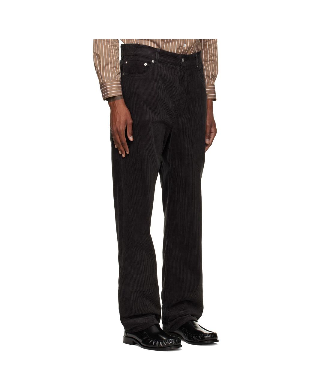 A.P.C. Black Solal Trousers for men