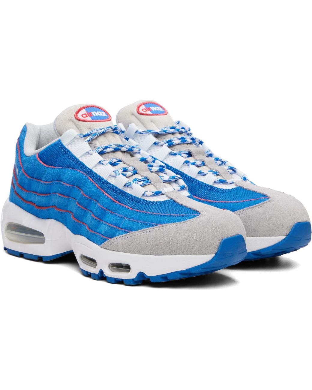 Nike Blue Air Max 95 Big Bubble Sneakers for men