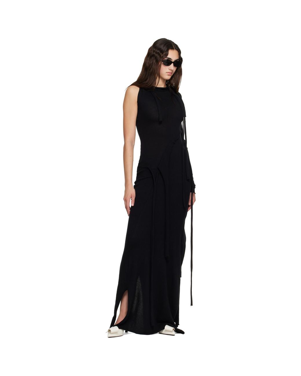OTTOLINGER Black Jacquard Maxi Dress