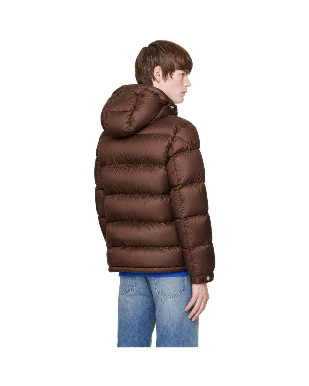Moncler Brown Orelith Short Down Jacket for men
