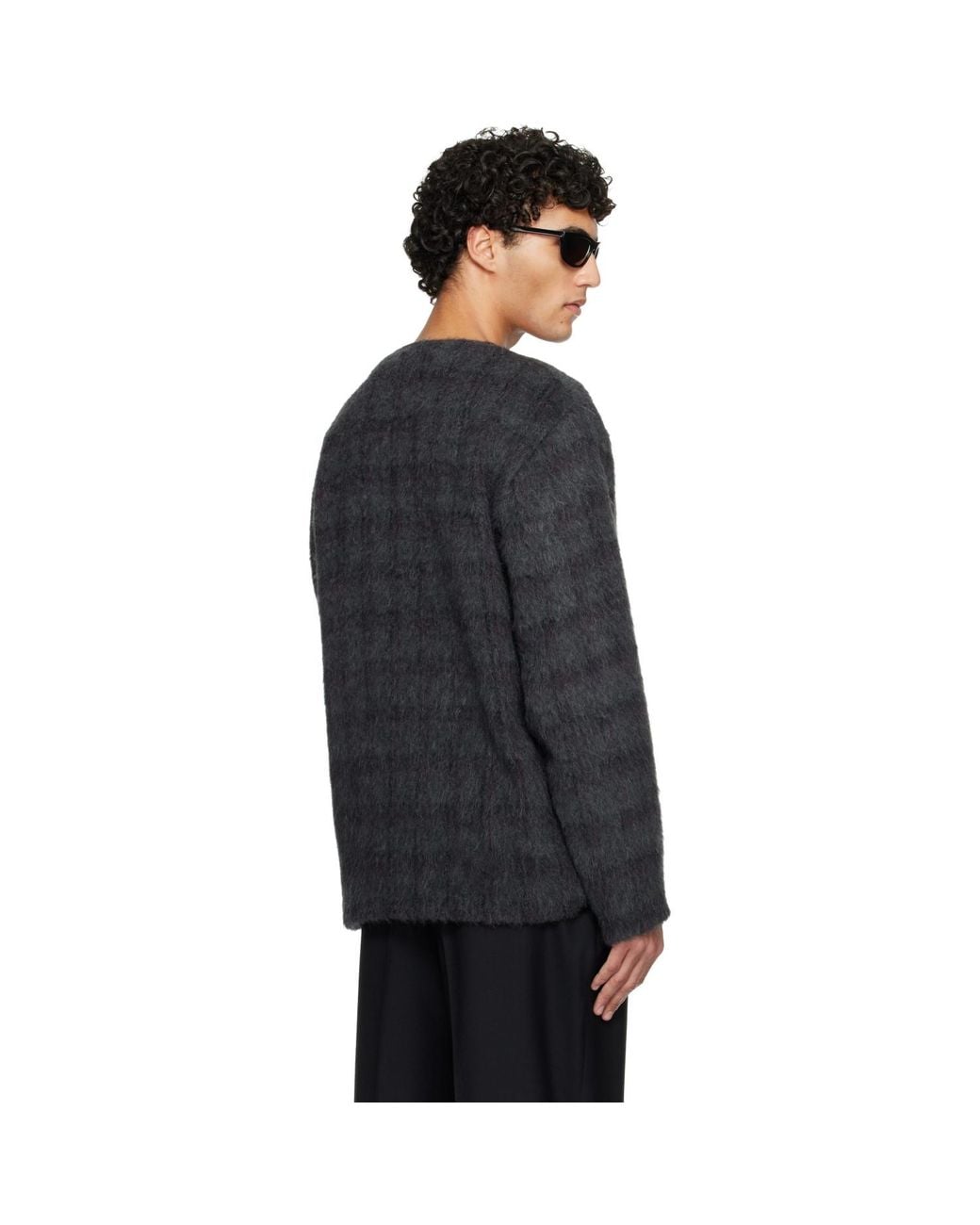Our Legacy Black Wool Cardigan for men