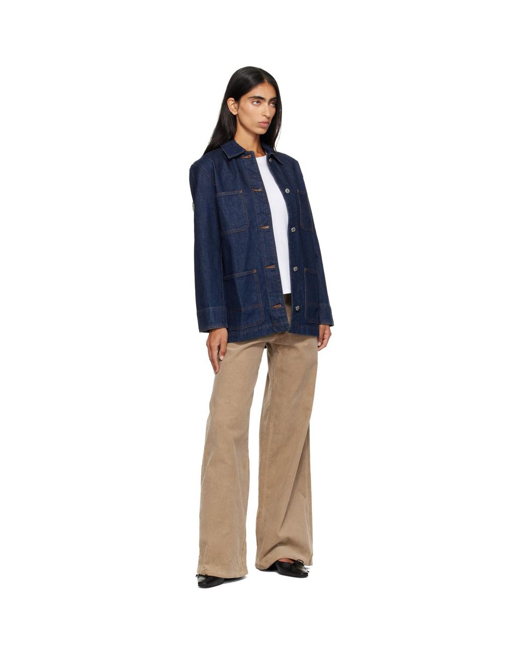 A.P.C. Blue Worker Denim Jacket