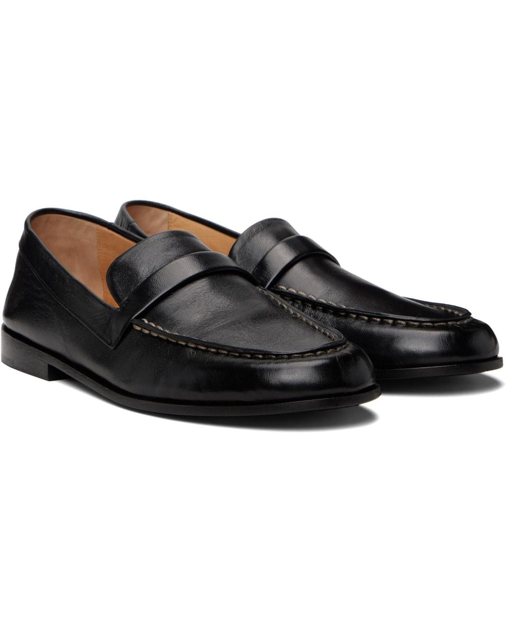 Marsèll Black Mobasso Loafers for men