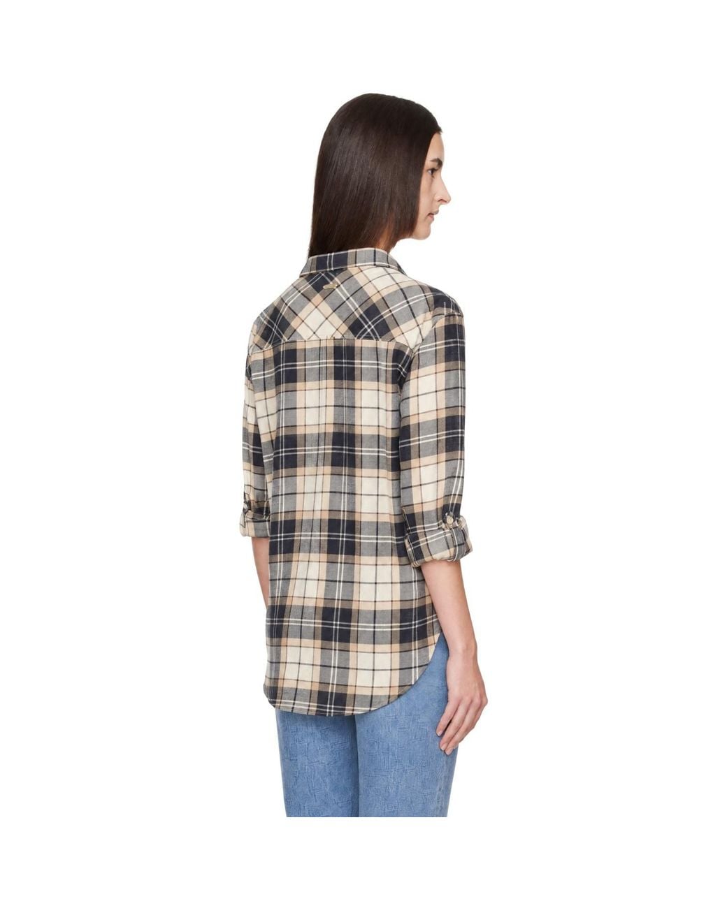 Barbour Gray Elishaw Check Shirt