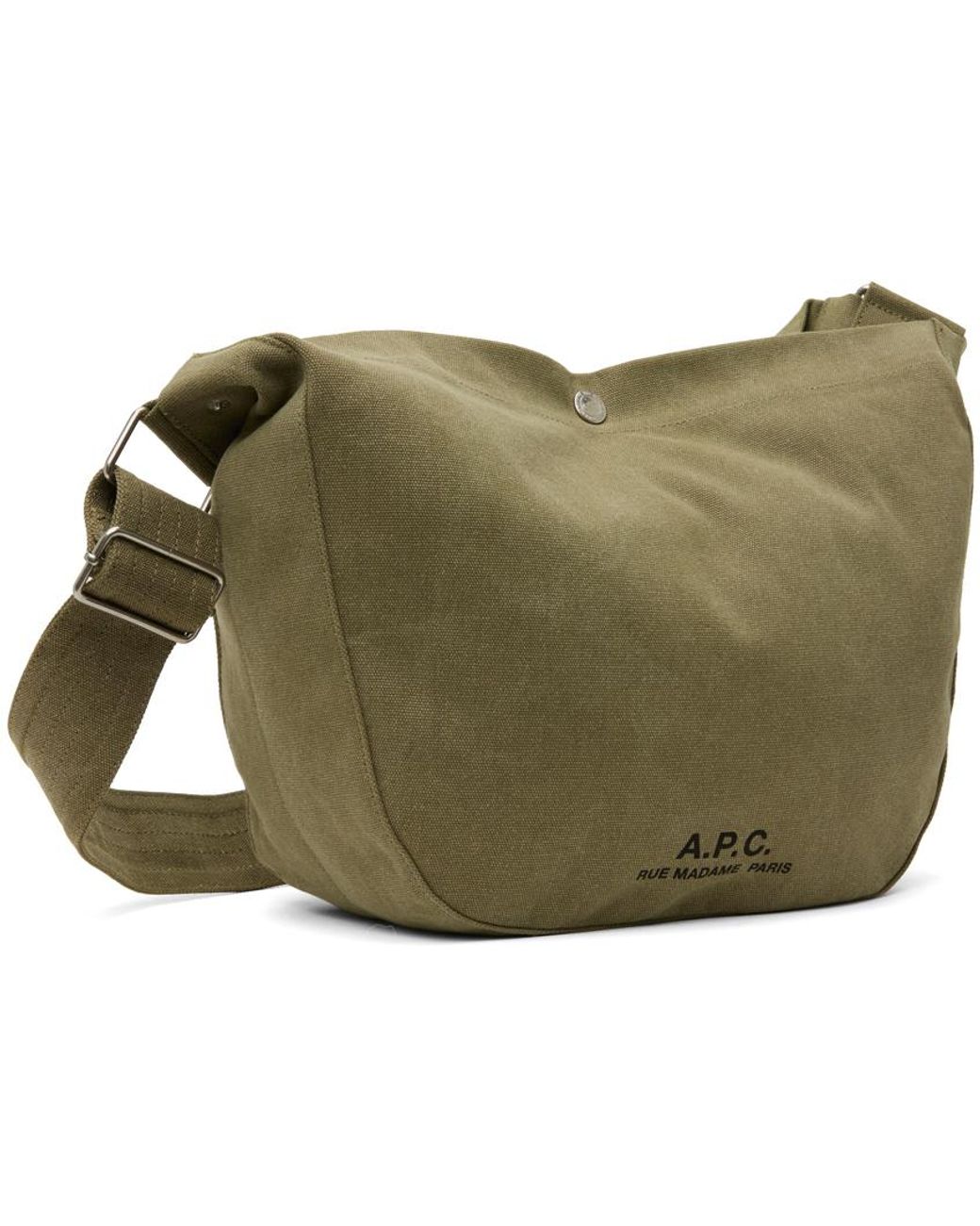 【関税込み】A.P.C. カーキ Journal サッチェル メンズ A.P.C. カーキ Journal サッチェルバッグ グリーン | Lyst