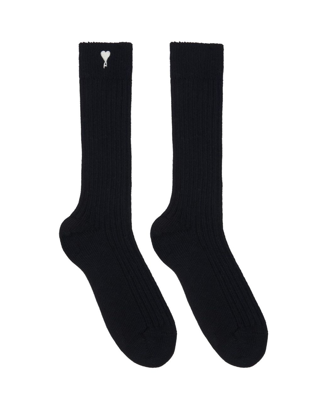 AMI Black Three-Pack Ami De Coeur Socks