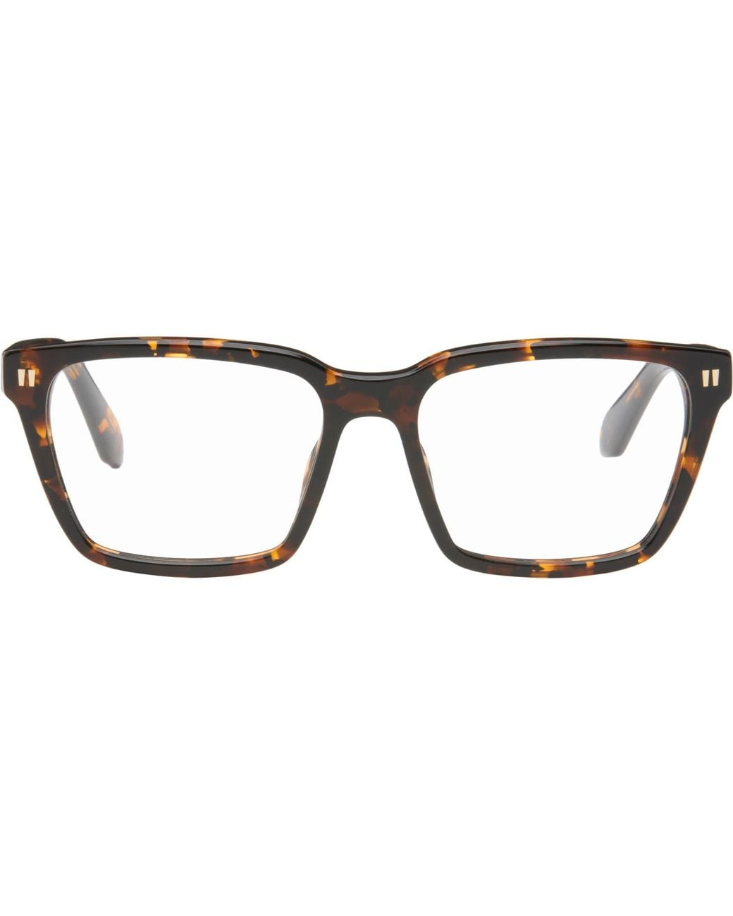 Off-White c/o Virgil Abloh Brown Style 8I Glasses for men