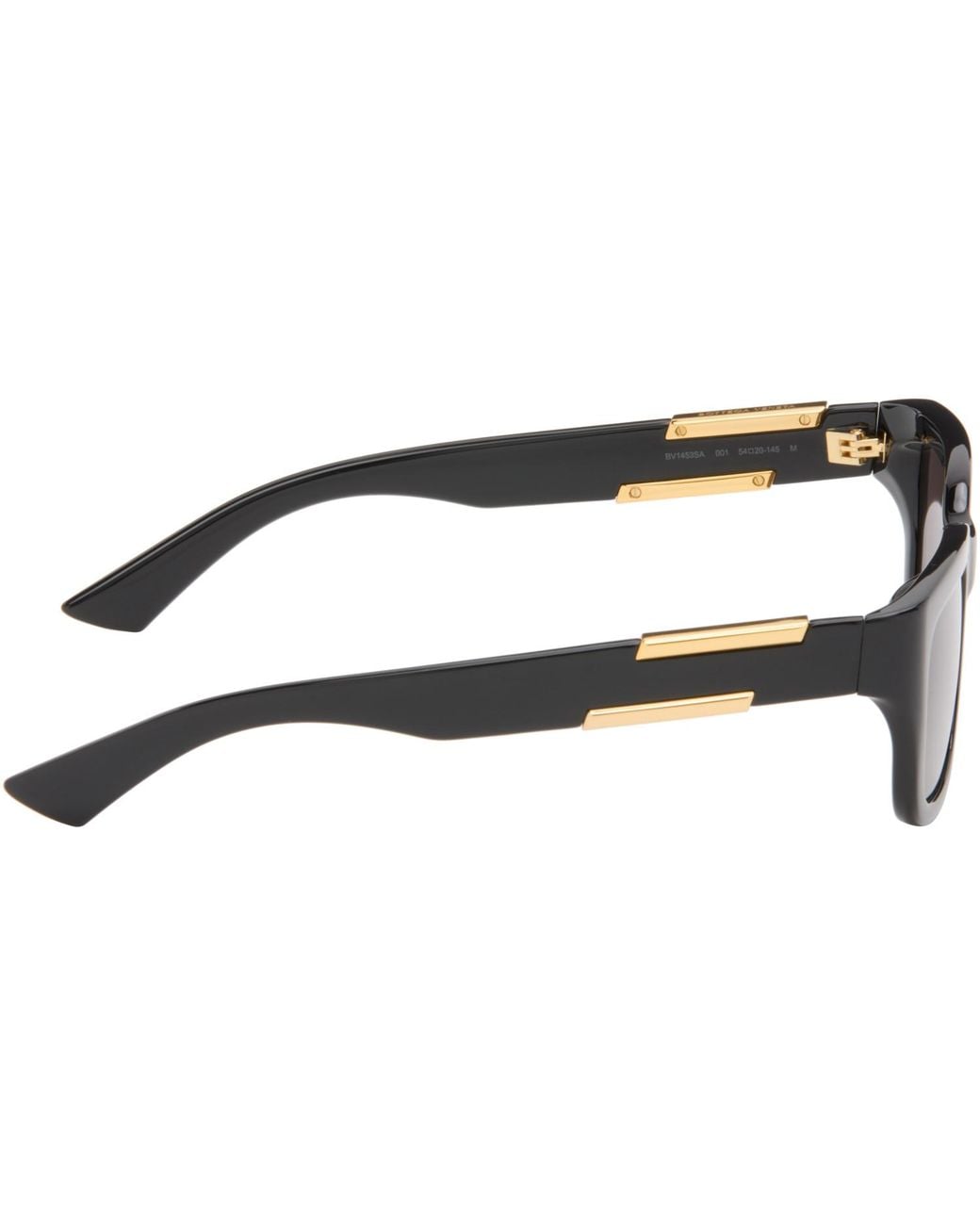 Bottega Veneta Brown Rectangular Ribbon Sunglasses for men