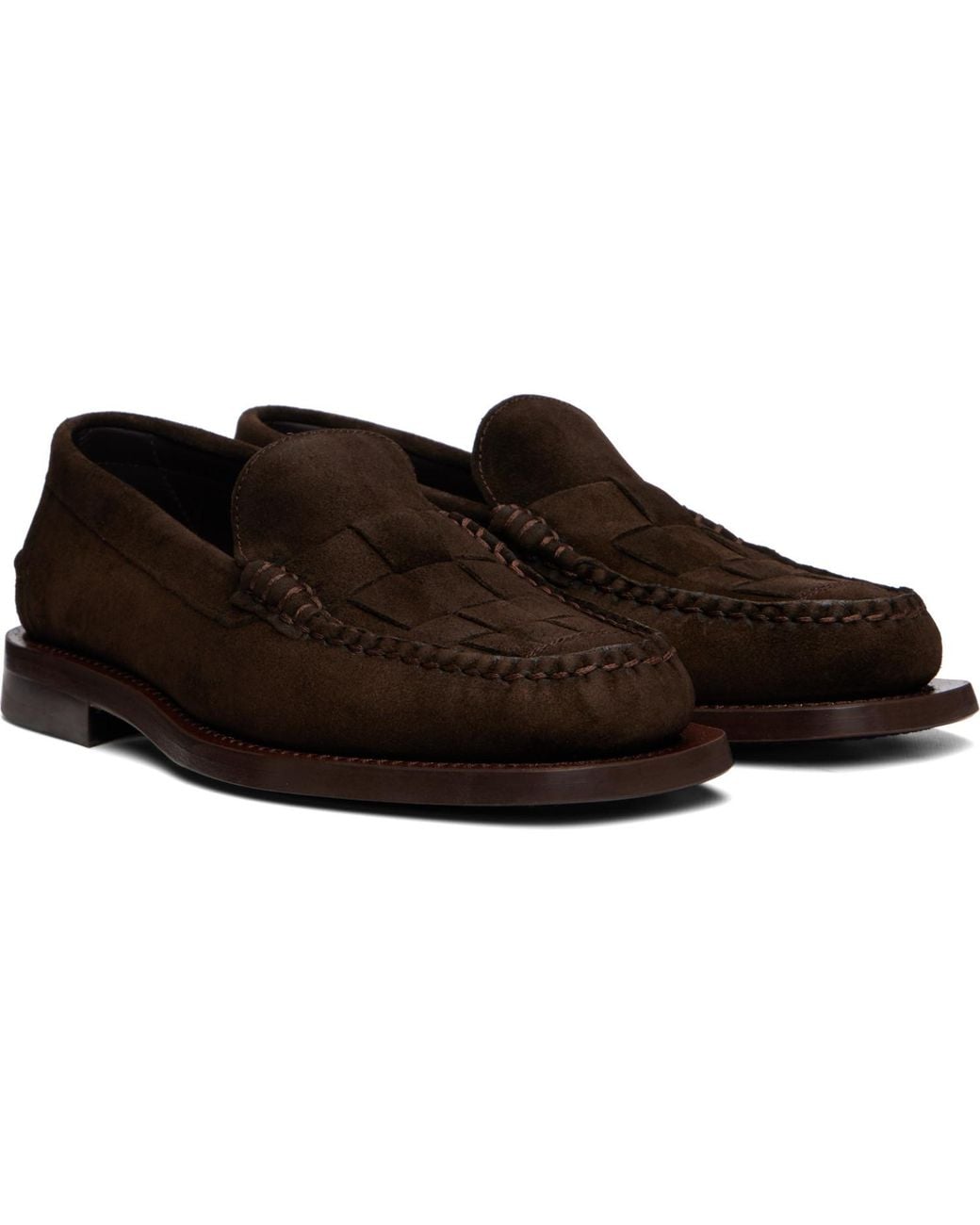Hereu Brown Nombela Suede Loafers for men